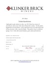 2014 Klinker Brick Farrah Syrah Tech Sheet